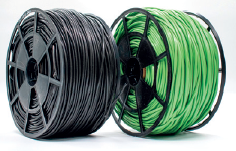MACARRÓN DE ATADO ENPI EXTRA SUAVE 8 MM. NEGRO