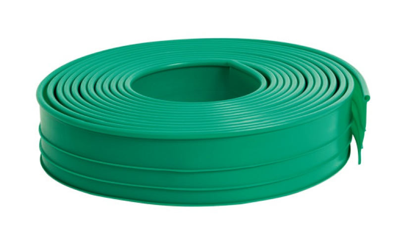 Bordura Jardín Flexible Verde - PE | Rollo 10 m